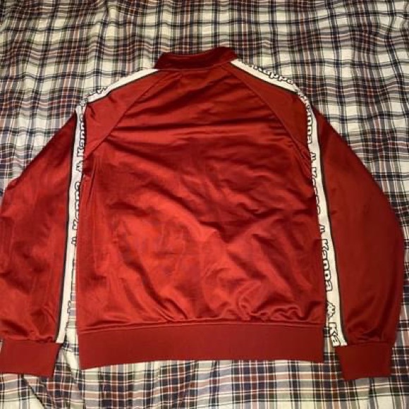 Medium Red Kappa Zip-up Sweater - Picture 2 of 3